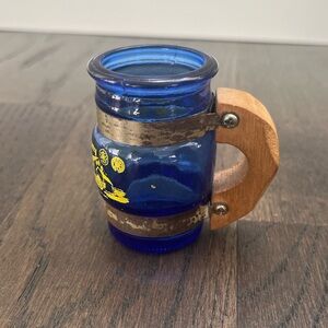 Vintage PA Stein Shot Glass with Wooden Handle